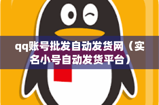 qq账号批发自动发货网（实名小号自动发货平台）
