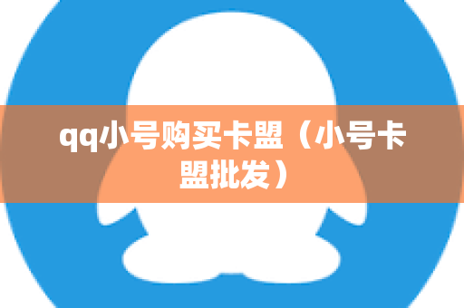 qq小号购买卡盟（小号卡盟批发）