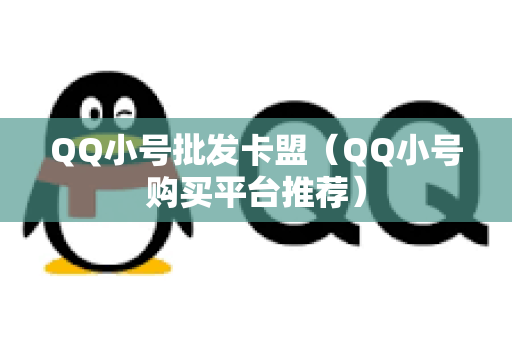 QQ小号批发卡盟（QQ小号购买平台推荐）