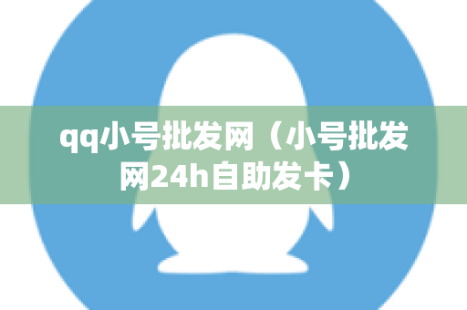 qq小号批发网（小号批发网24h自助发卡）